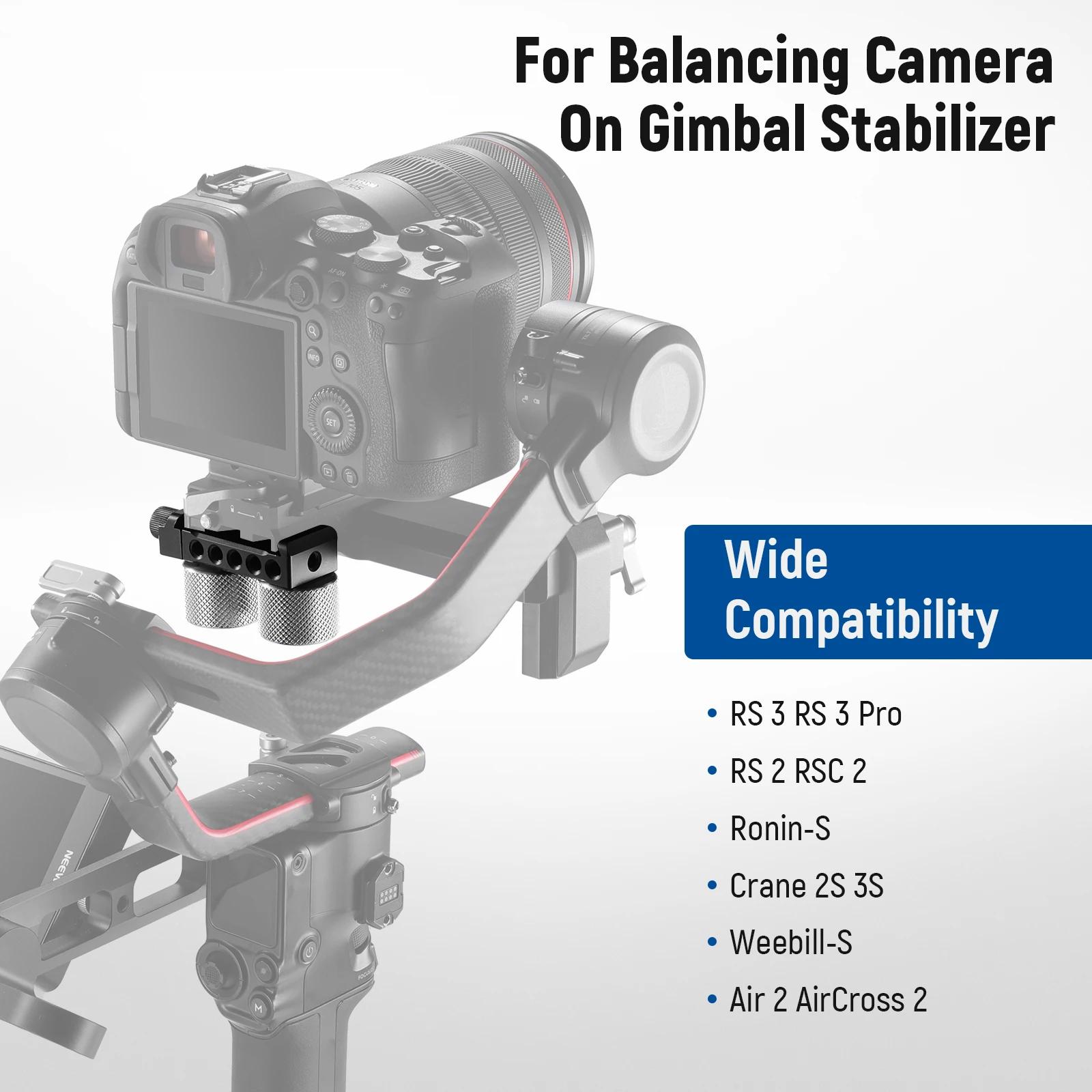 NEEWER – Kit de contrepoids et pinces à cardan, pour DJI Ronin RS4 Pro RS4 RS3 Pro RS3 RS2 RSC2 ZHIY
