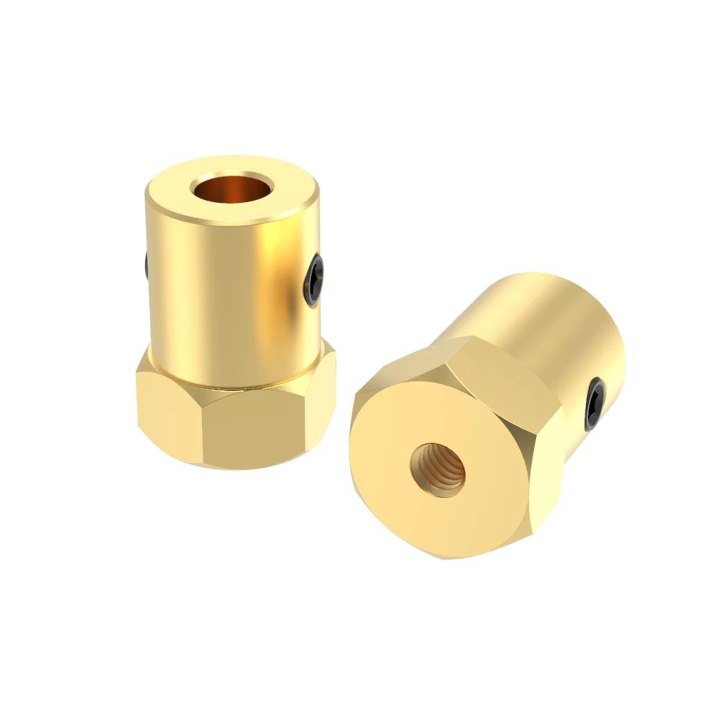 Connecteur de pneu hexagonal D12L18 12mm, couplage en laiton pour adaptateur hexagonal de broche 2/3