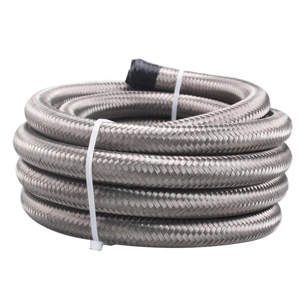 1m 3m 6m AN4 AN6 AN8 AN10 AN12 AN16 frein tressé en acier inoxydable gazole tuyau de conduite de car
