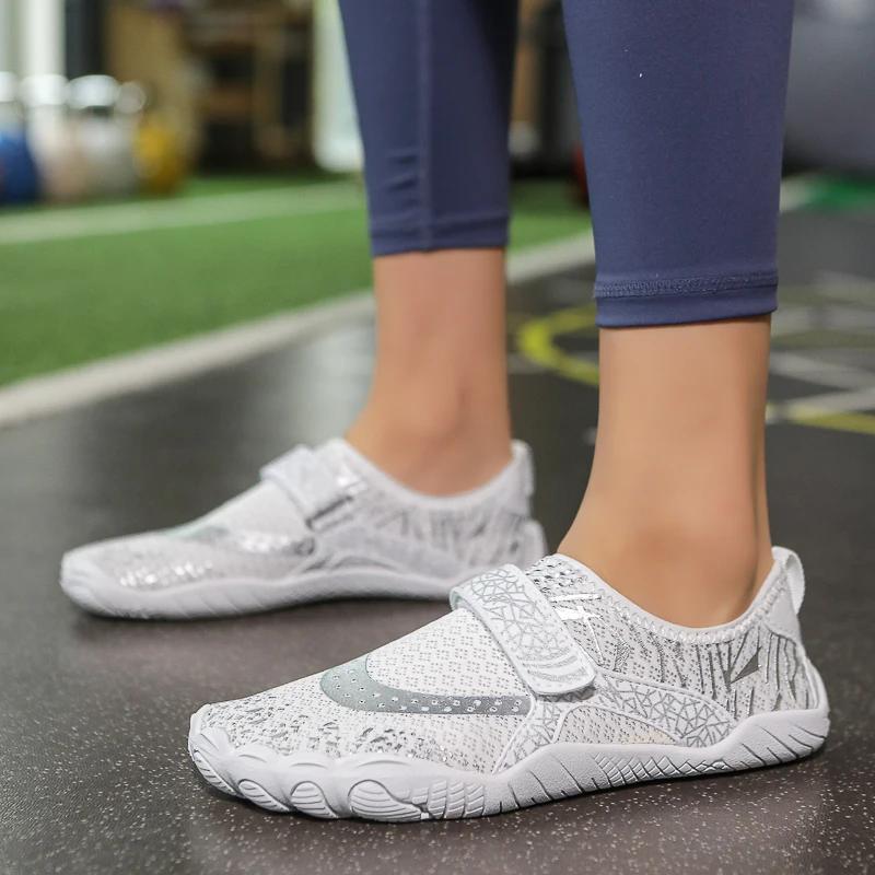 Chaussures de sport d'intérieur pour femmes et hommes - Fitness, yoga et exercices pieds nus sur tapis roulant