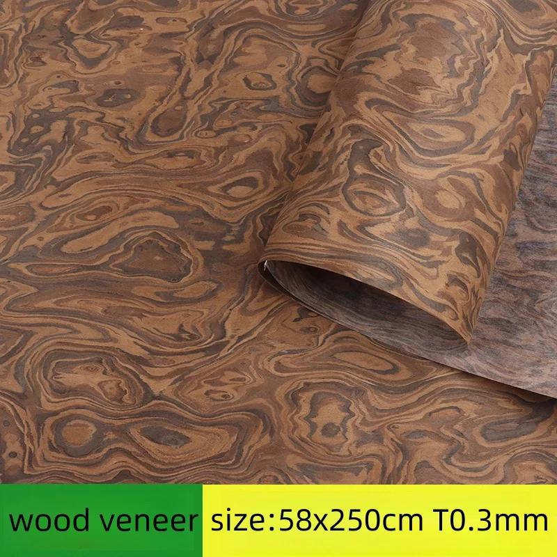 Feuille de placage de bois haut de gamme, placage de guitare électrique, décoration de Surface de bu
