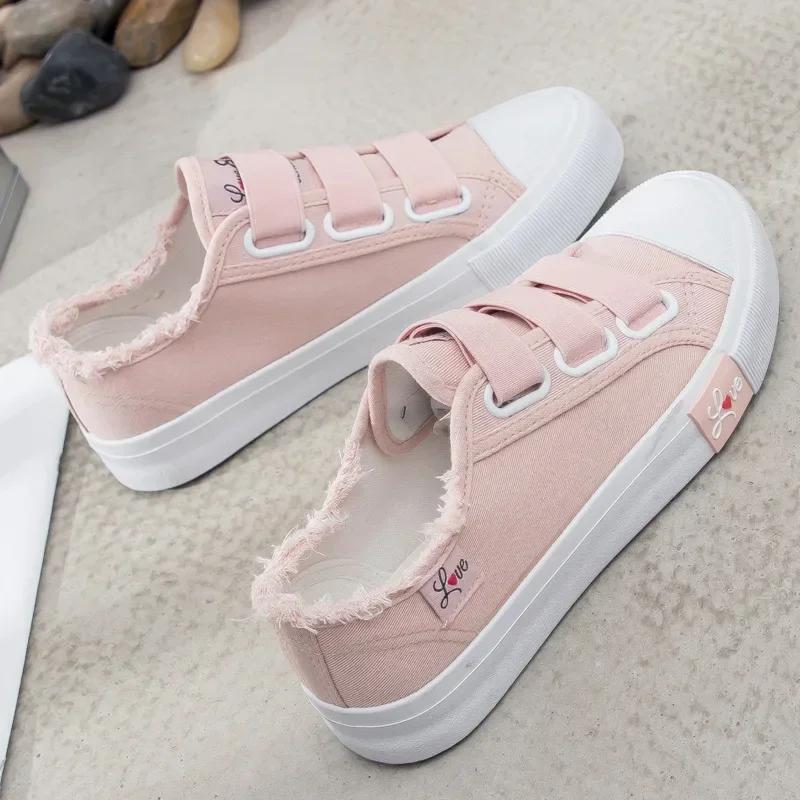 Baskets de jogging en toile respirante pour femmes, chaussures de marche canisées, baskets de sport
