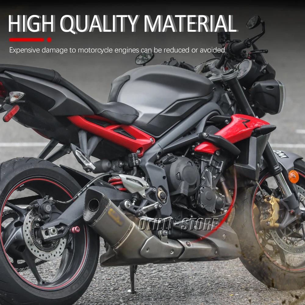 Couvercle de protection moteur noir pour moto DAYTONA 675/R, accessoires de graduation ET TRIPLE 765