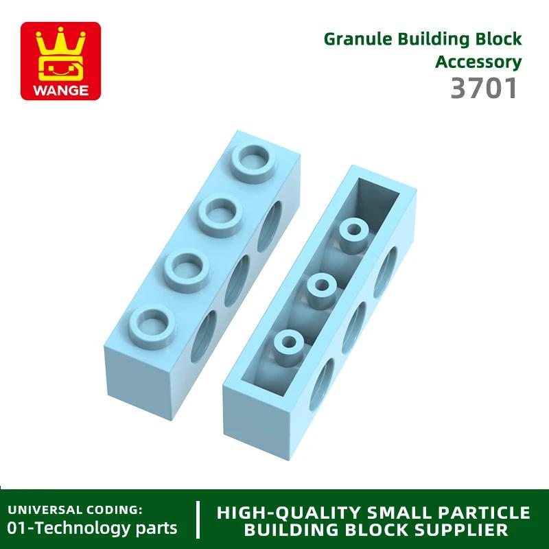 Wange 69 pièces/lot 3701 1x4 bloc de construction à 3 trous Moc pièce technique Compatible avec tout