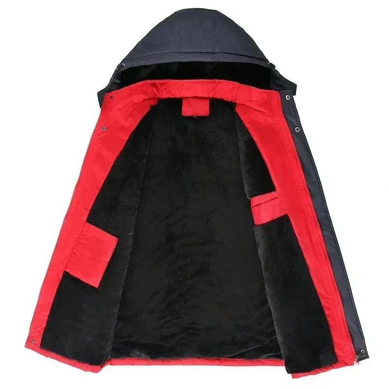Vestes imperméables en polaire avec Logo Mustang pour hommes, nouvelle mode d'hiver, sweat à capuche
