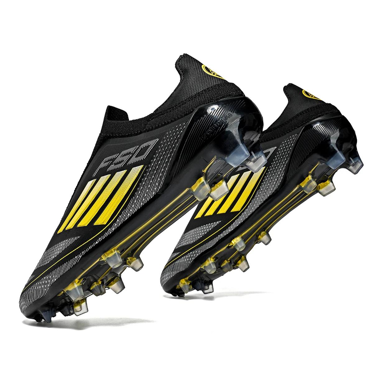 Chaussures de football légères et respirantes pour hommes, chaussures de sport d'extérieur et d'inté
