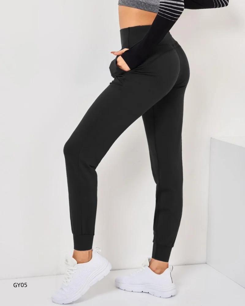 Nouveau Pantalon de Sport Femme Printemps-Été 2026 – Yoga et Fitness, Coupe Ample Cheville, Taille H