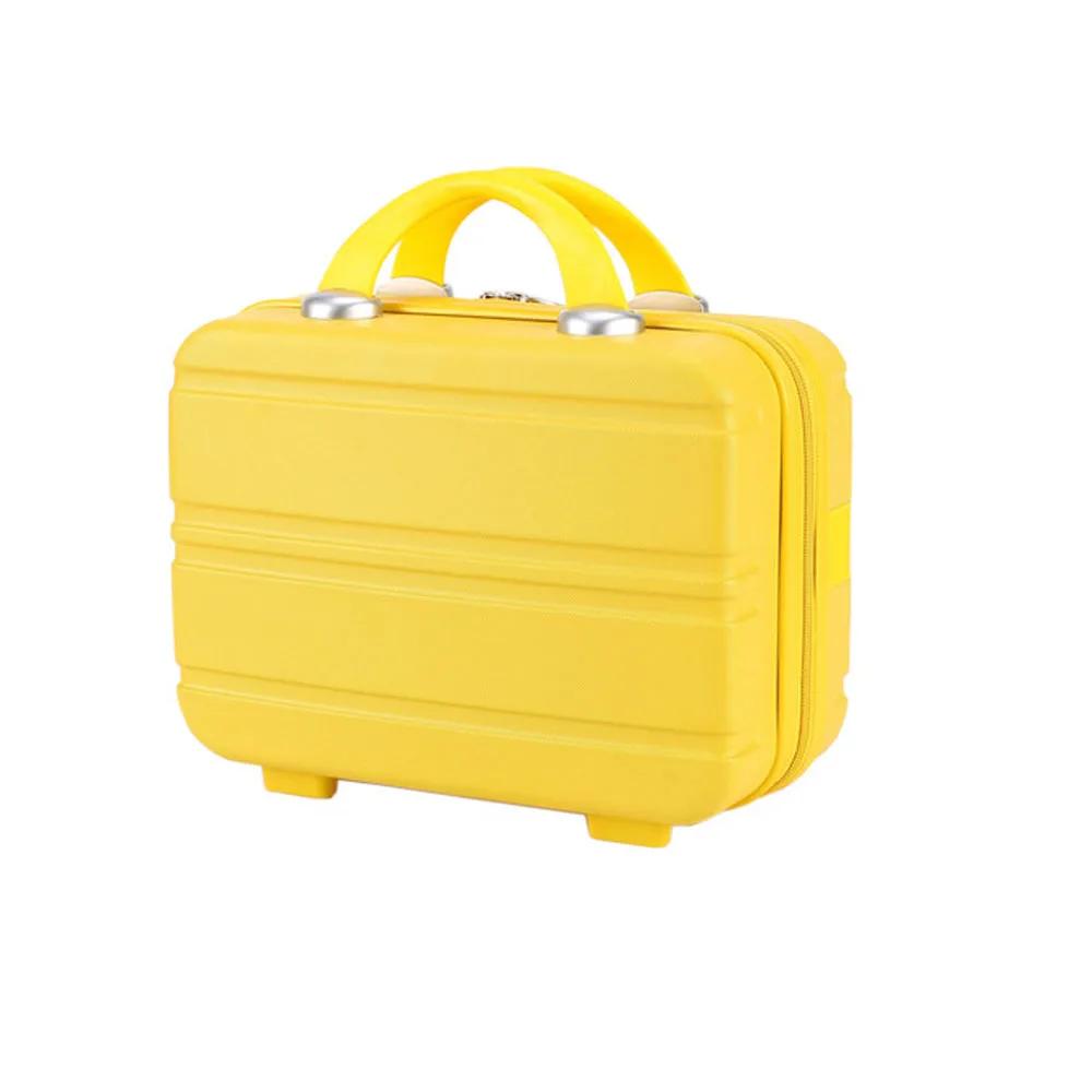 Petite valise de voyage pour femme, sac à cosmétiques, matériau compressif, neuf, taille 30 cm-15,5