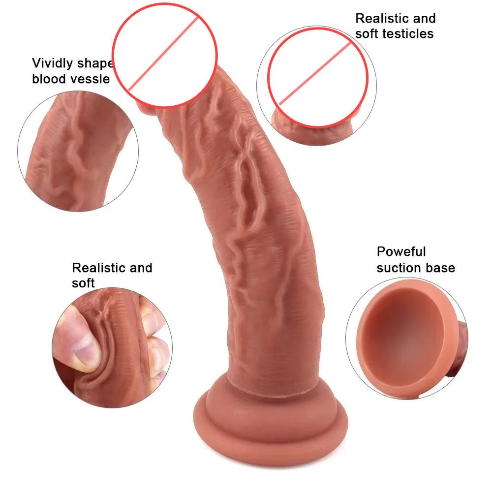 Petit Godemichet Anal Réaliste, Pénis Nik, Jouet Sexuel, Bite, Prostate, 6 Pouces
