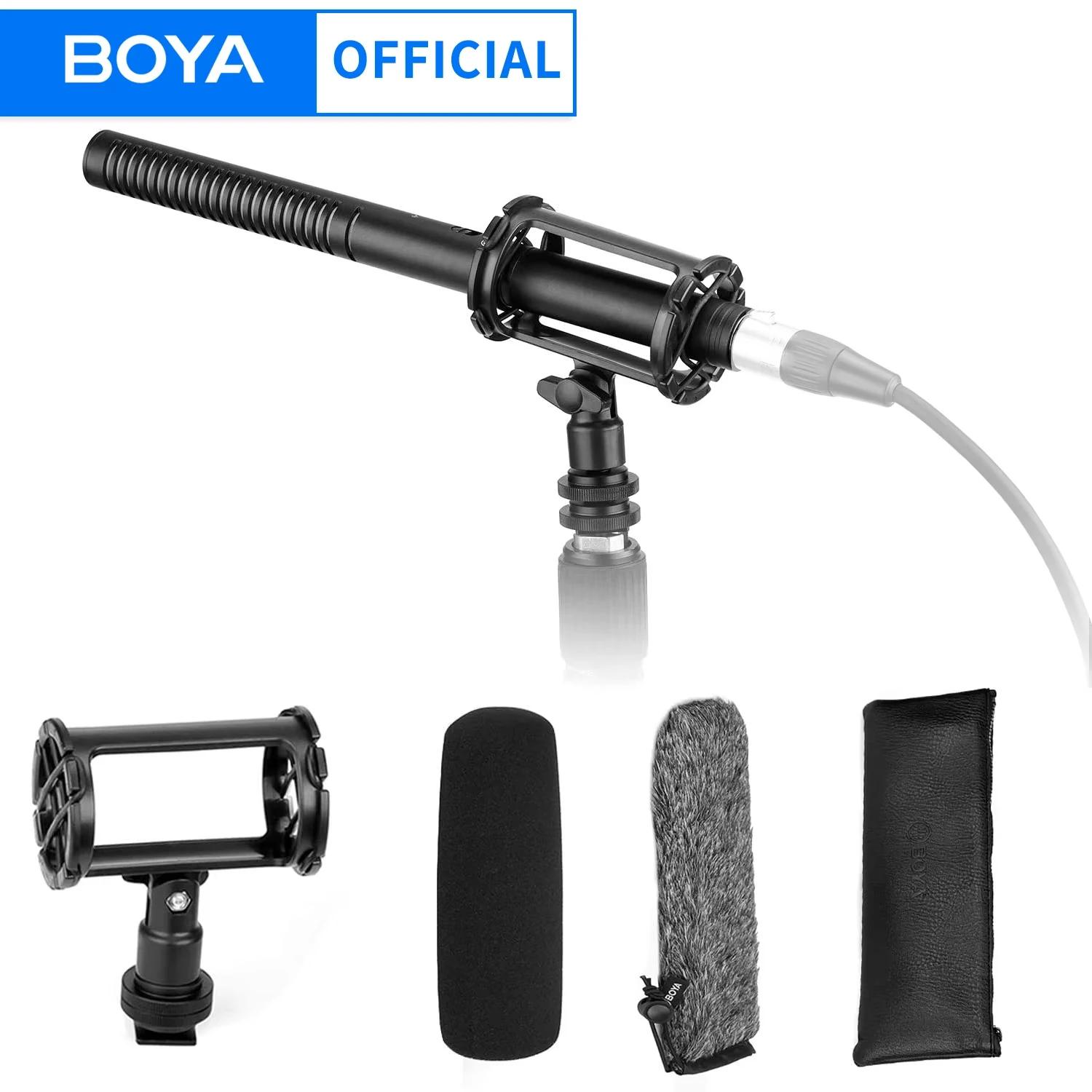 Interview Shotgun Microphone XLR BOYA Pro diffusion qualité micro BY-BM6060 pour Canon Nikon Sony ca