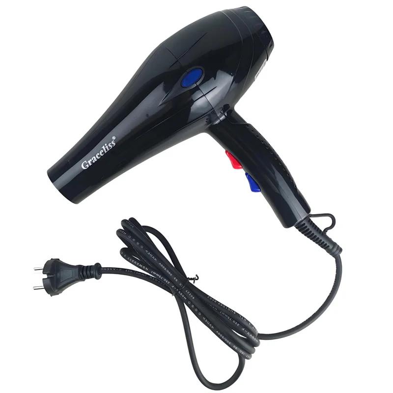 Sèche-cheveux professionnel, prise ue originale, vent chaud et froid, sèche-cheveux pour Salon de co
