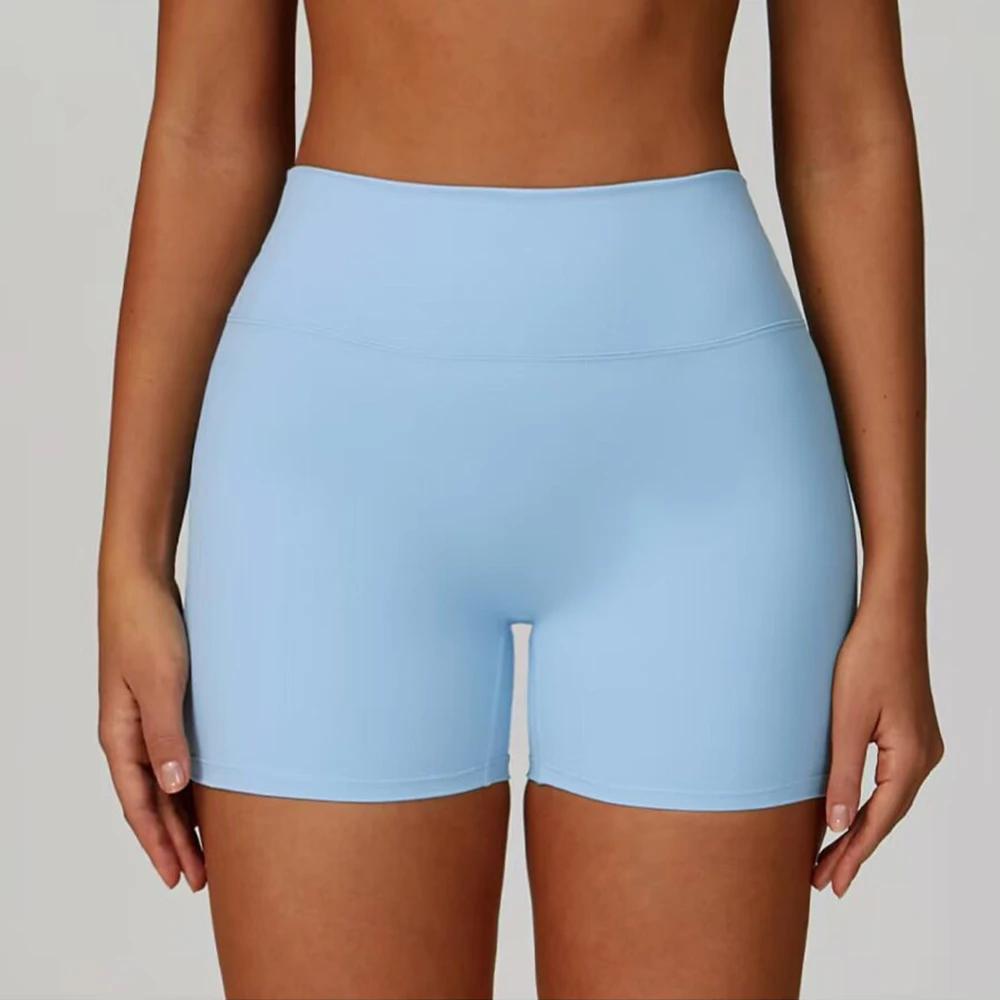 Shorts de yoga taille haute pour femme, push-up, pour fitness, gym, cyclisme et sport