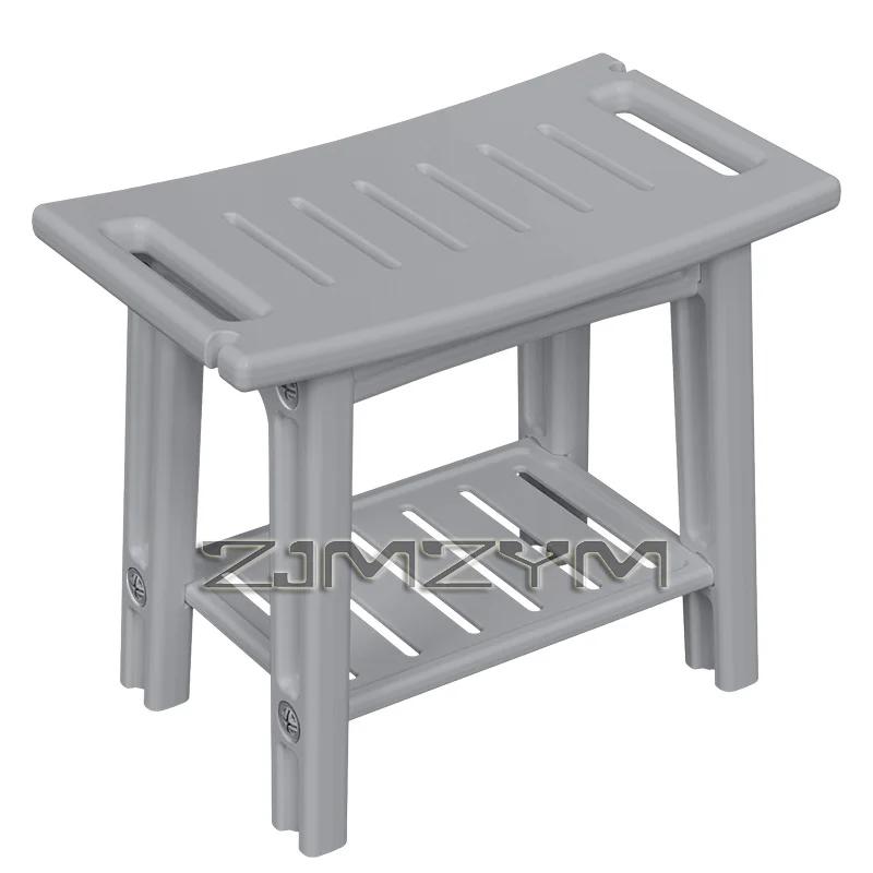Tabouret de douche pliable et antidérapant pour femmes âgées et enceintes, banc de salle de bain, si