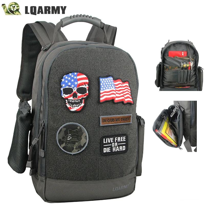 Sac à dos militaire extérieur étanche pour homme, sac pour ordinateur portable multifonction, 35L