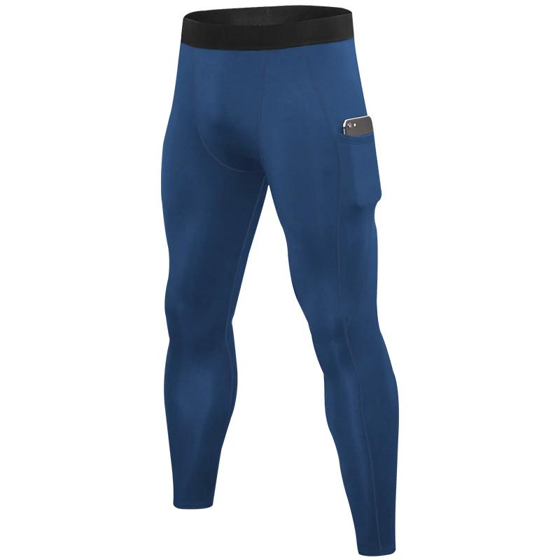 Leggings de compression chauds pour hommes - Pantalons de sport à séchage rapide pour fitness et jogging hiver