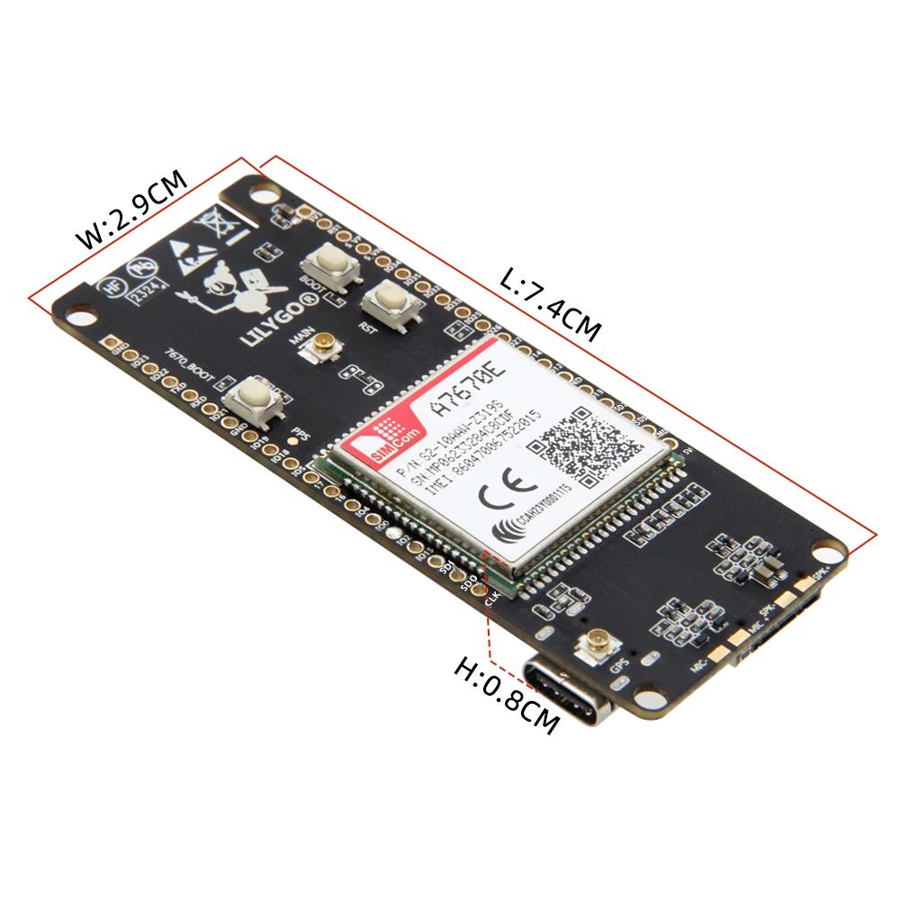 LILYGO® T-Call A7670 4G 2G ESP32 Carte de développement A7670E persévérance 101Réseau cellulaire ESP