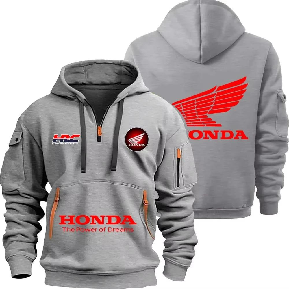 Honda sweat à capuche zippé passionnés de sports de plein air 2025 nouveaux hommes et femmes mode de