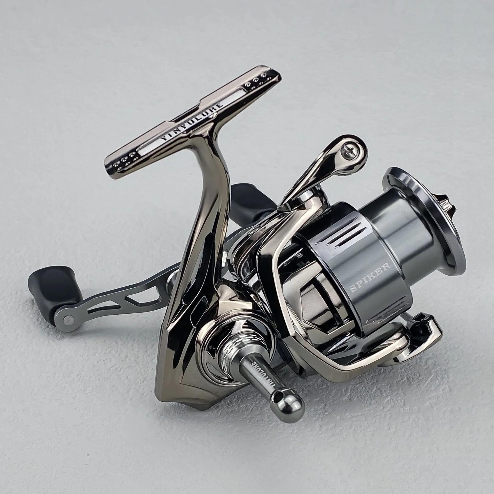 YINYU SPIKER moulinet de pêche à visser carbone Double poignée coulée Style de vente chaude pour le