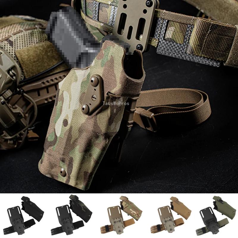 Étui de pistolet tactique pour Glock17 Gen4 G19, avec X300 X300U, léger, à dégagement rapide, pour j