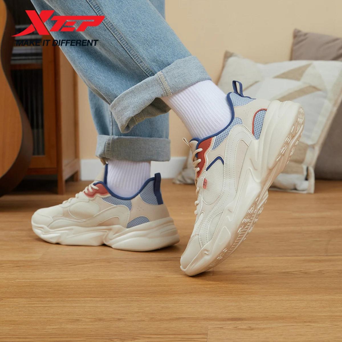 Xtep chaussures de marche pour hommes décontracté mode Trekking soutien extérieur confortable respir