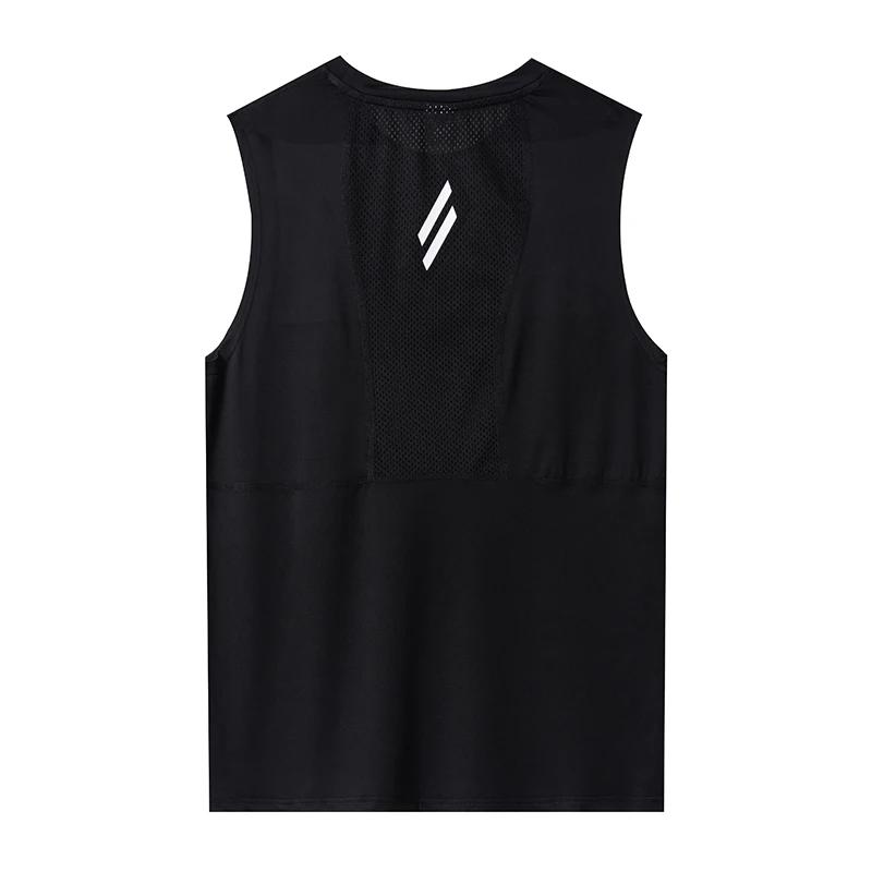 Débardeur de gymnastique pour hommes, chemise de Fitness sans manches, maille respirante, gilet de s