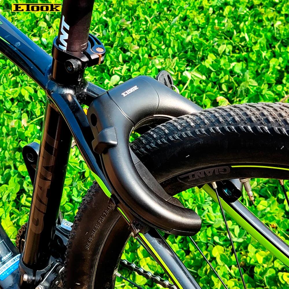 ETOOK-Serrure de tuyau en acier antivol, quincaillerie portable, haute sécurité et durable, vélo de