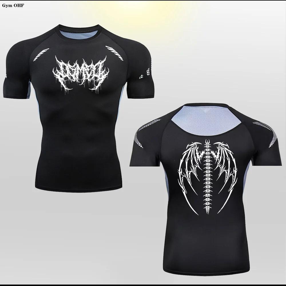 Anime été hommes respirant t-shirt Sports de plein air basket-ball vêtements gymnase Fitness tapis r