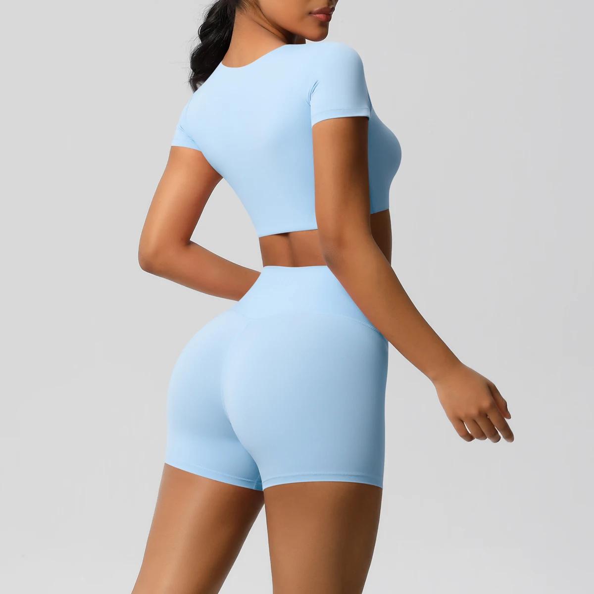 Ensemble sport 2 pièces femme - Débardeur leggings gym entraînement vêtements actifs confortables