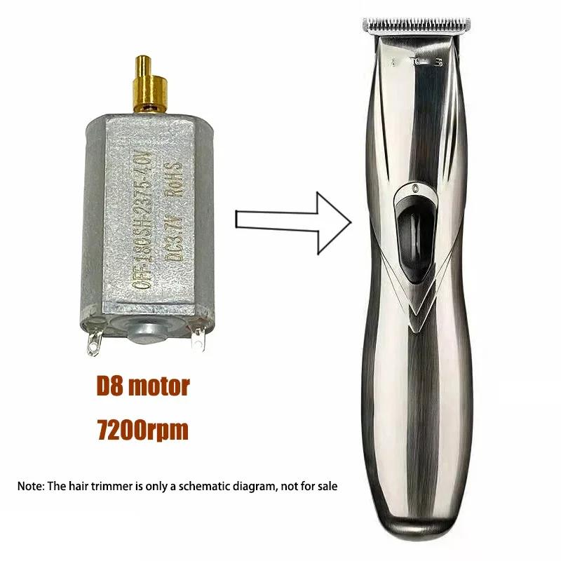 Tondeuse à cheveux professionnelle Andis D8, moteur 7200 tr/min, tête de lame de batterie, boîtier d