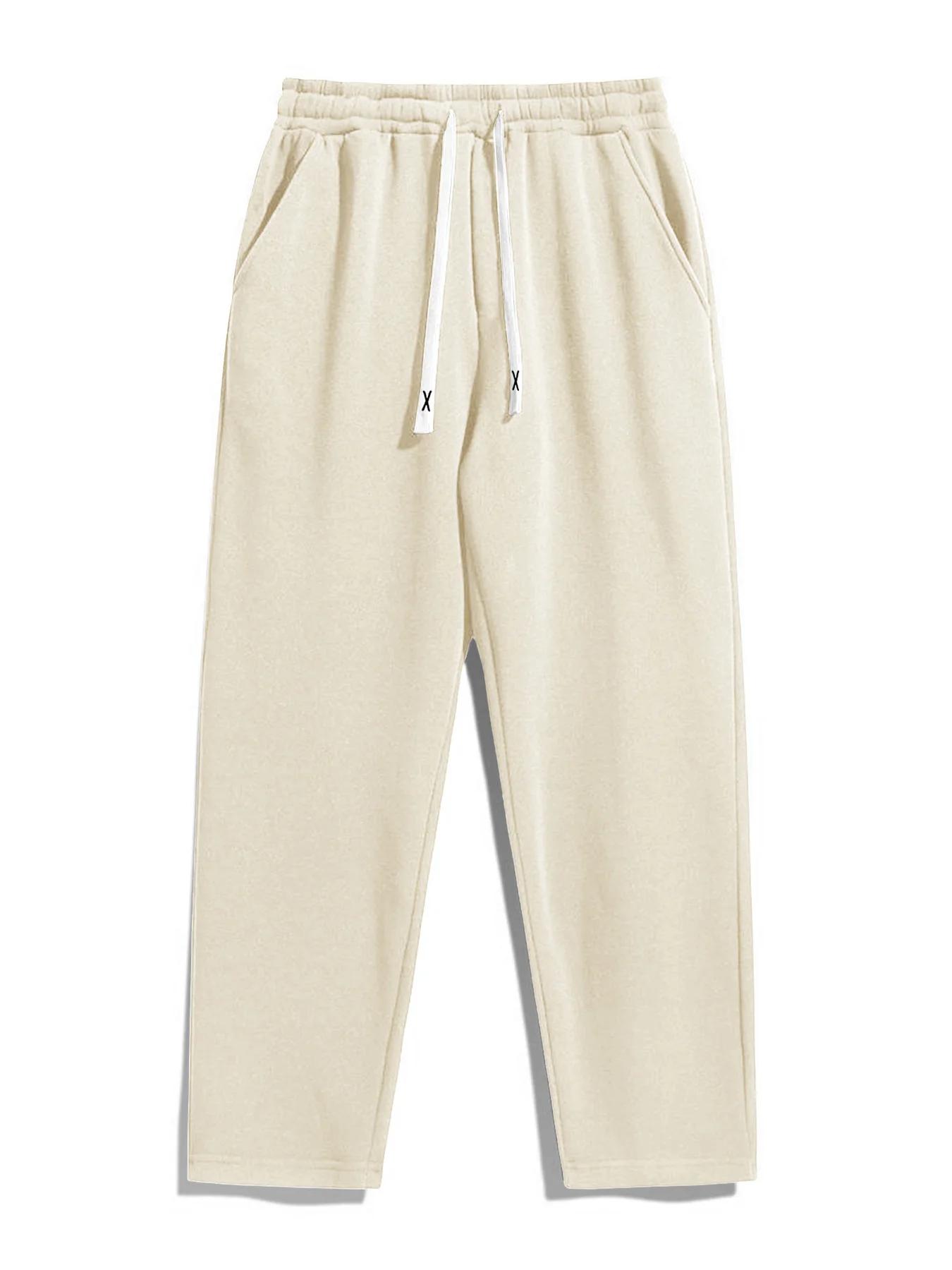 Pantalon de sport décontracté pour homme, 5 pièces, coupe droite, tissu confortable, idéal pour les