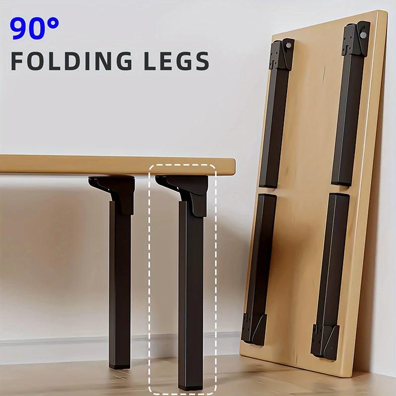 Pied de Table pliant en métal robuste sélectionnable, 1 pièce, remplacement polyvalent pour ordinate