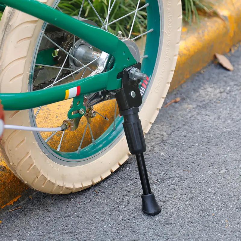 Béquille de vélo pour enfants, Support de stationnement, attelle de pied, Support latéral de vélo po