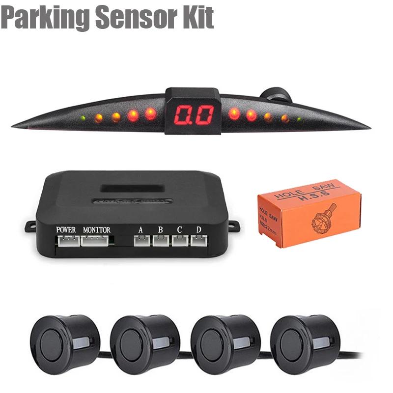 Kit de capteurs de stationnement pour voiture, écran LCD Parktronic, système de surveillance Radar d