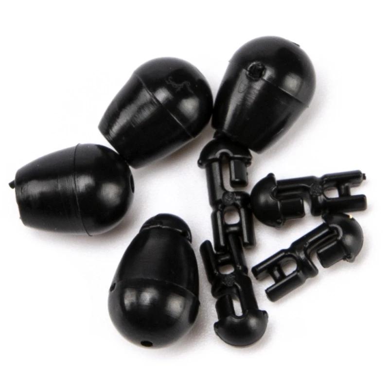 50 pièces de perles à changement rapide, Terminal de carpe, méthode de matériel, mangeoire, outils d