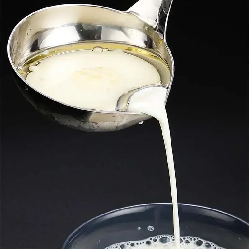 Passoire à soupe en acier inoxydable, passoire à soupe, huile de sauce, séparateur de graisse, yaour