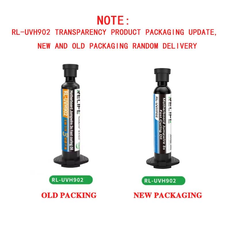 RELIFE RL-UVH902 3 secondes fil de saut d'huile à séchage rapide UV durcissement à séchage rapide po