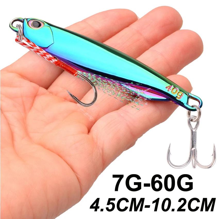 1 pièces leurre de pêche appât japonais 7/10/15/20/30/40g/60g gabarit en métal accessoires de pêche