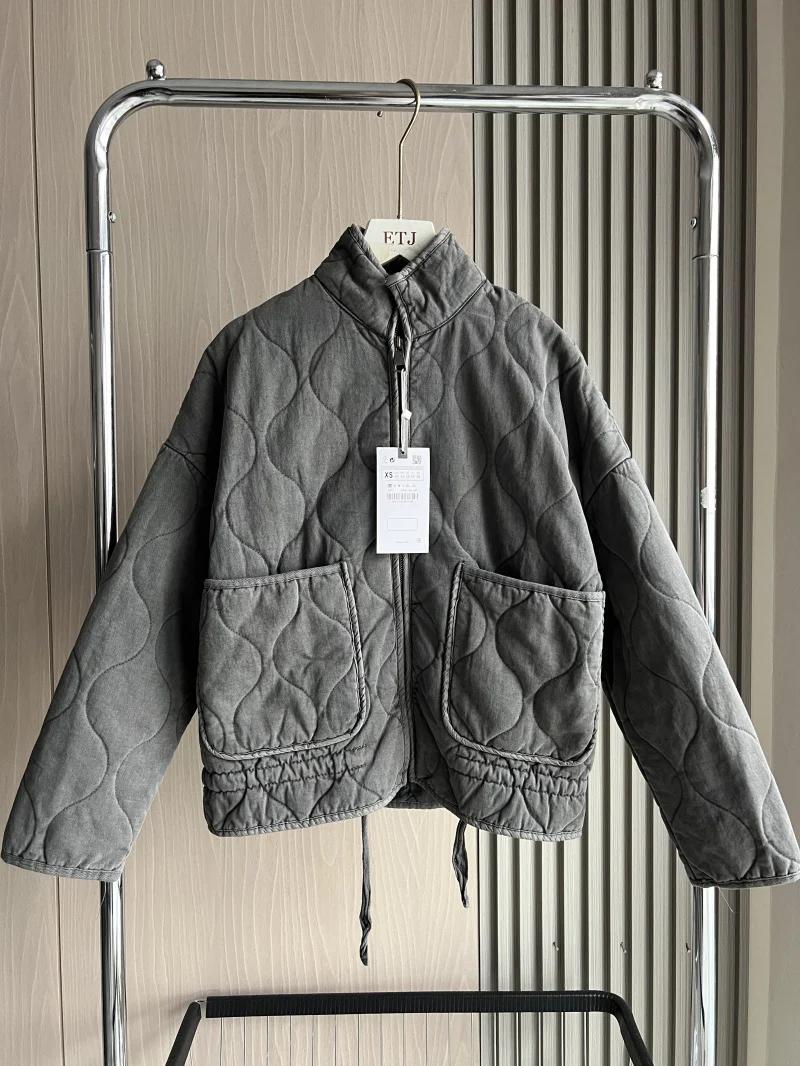 Manteau matelassé en polyester pour femme, nouvelle collection 2026, style vintage, en rayonne Lenzi