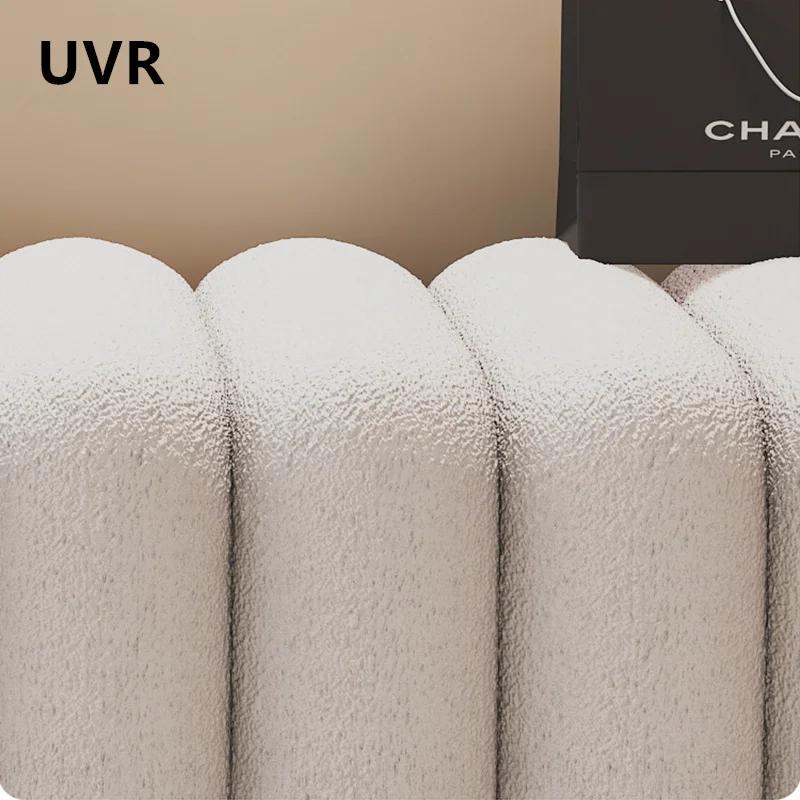 UVR lumière luxe Shoeshine banc porte rembourré banc moderne Simple canapé repose-pieds chaise cheve