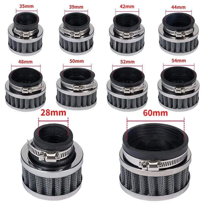 Filtre à air moto 28mm-60mm High Flow Universal ATV Pit Dirt Bike Sports Intake pour Honda Kawasaki