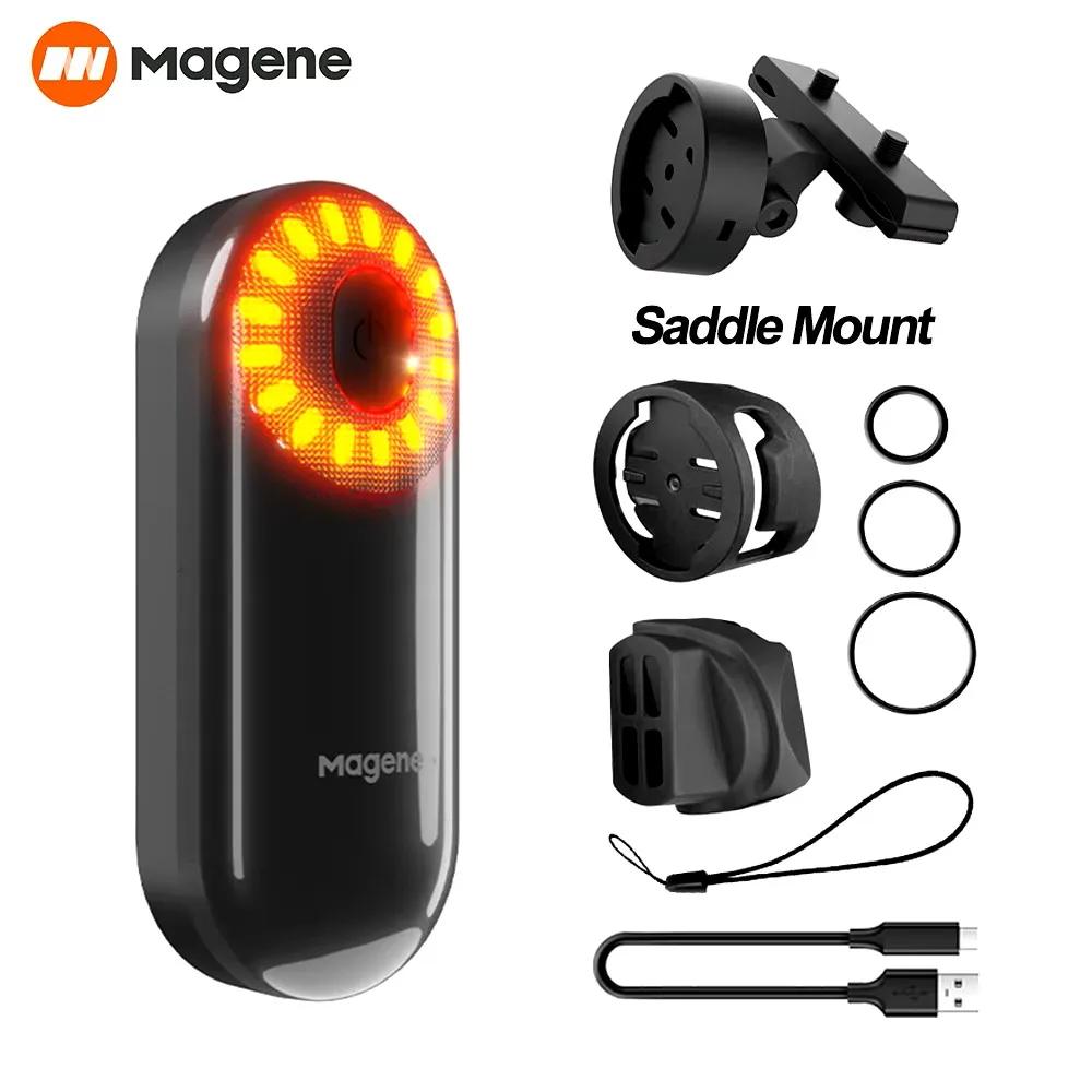 Magene vélo Radar feu arrière phare vélo éclairage arrière intelligent selle tige de selle Ebike LED