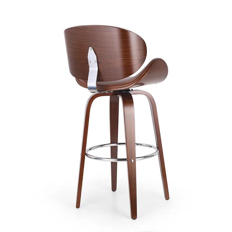 Tabouret de Bar à Comcussion Monté, 30 Pouces, Style Moderne du Milieu du Siècle, Brochure + CRACK