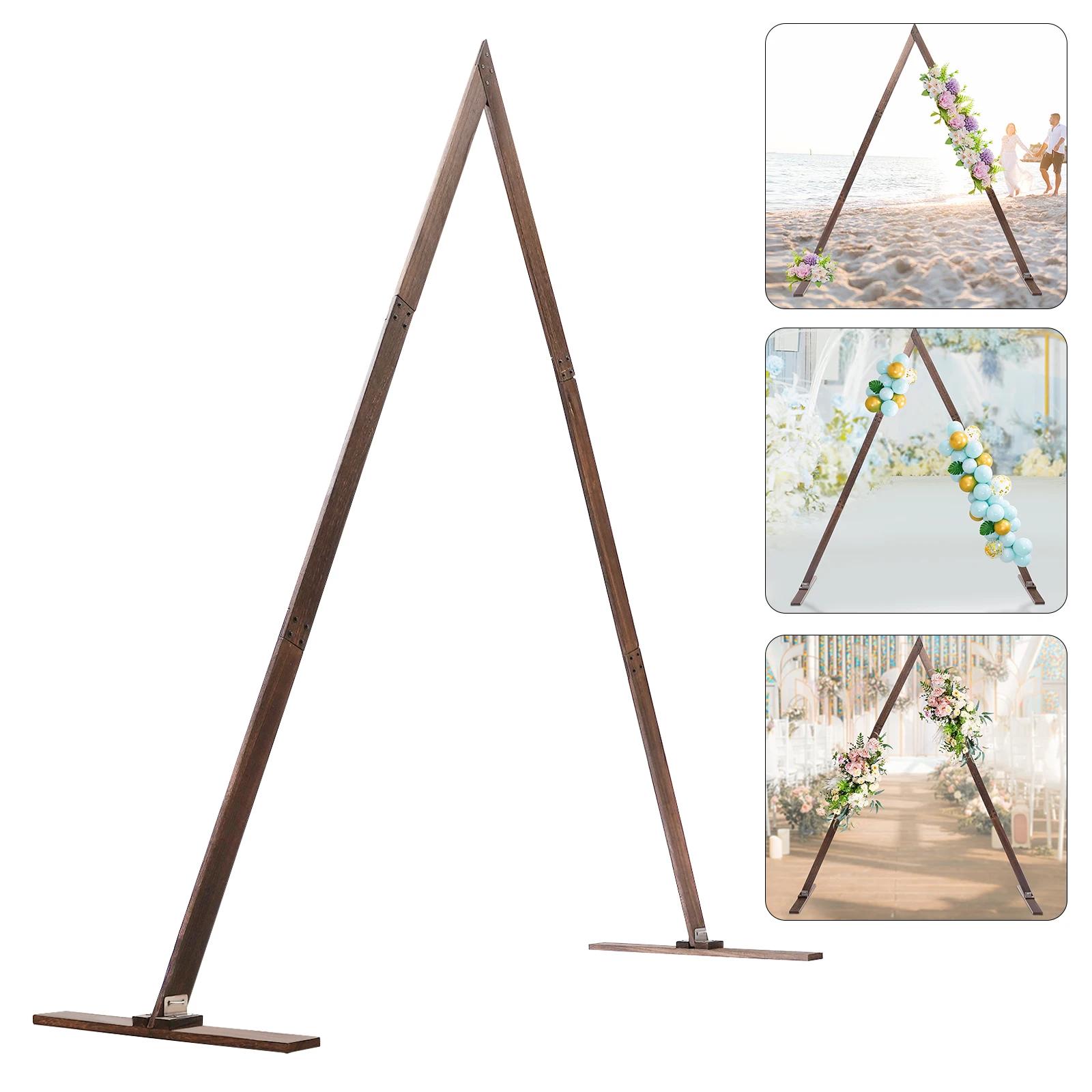 Arche de Mariage en Bois de 8,2 Pieds, Magnifique Support d'Arrière-Plan pour Cérémonie, Jardin
