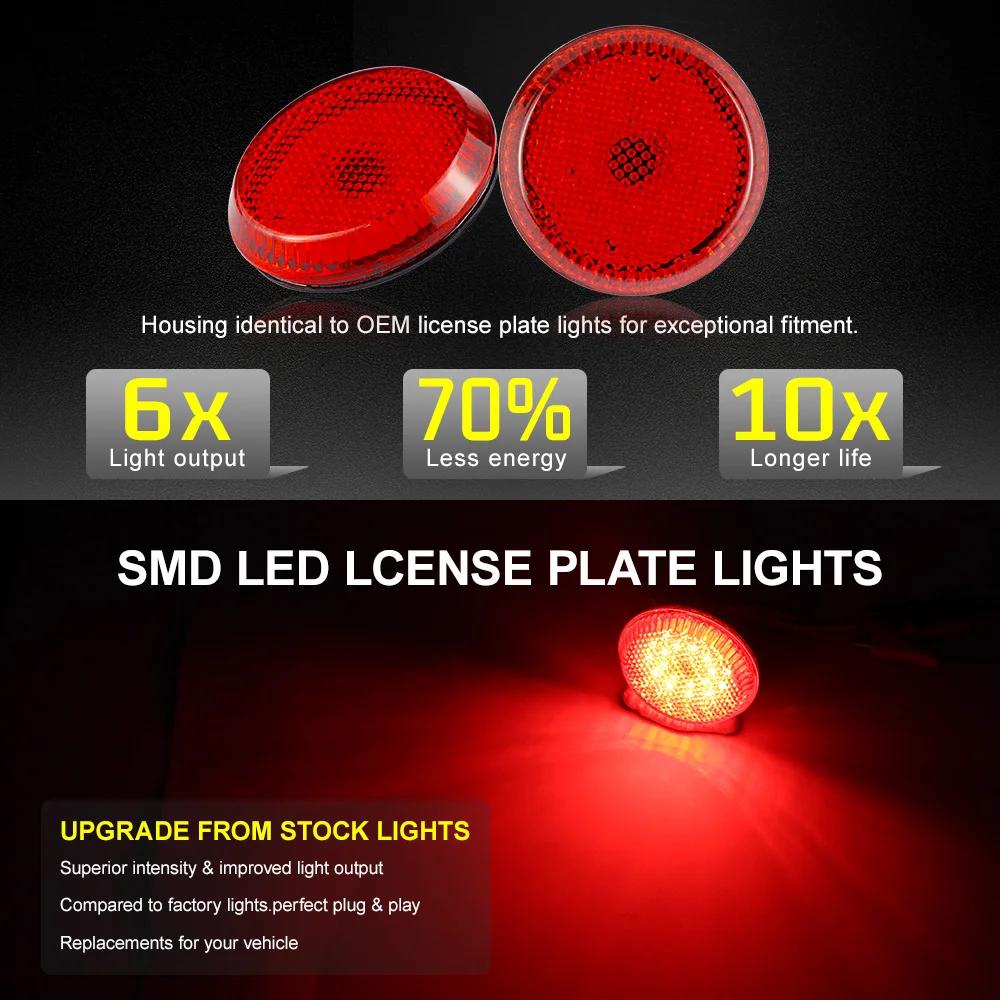 Réflecteurs de pare-chocs arrière LED, 2 pièces, phares antibrouillard Super lumineux pour Nissan Qa