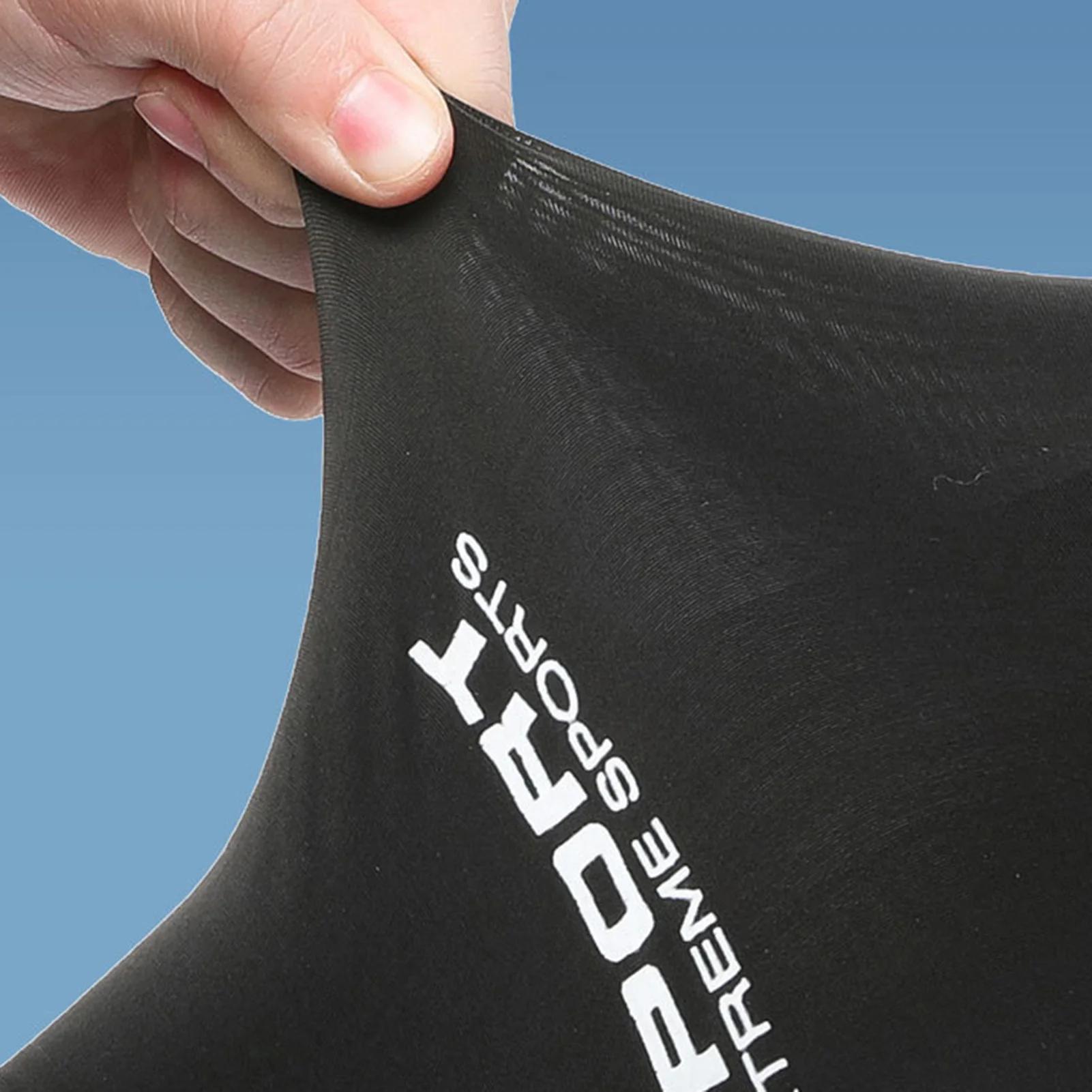 Refroidissement anti-UV d'été Manchons de bras en soie glacée, couverture extensible et respirante