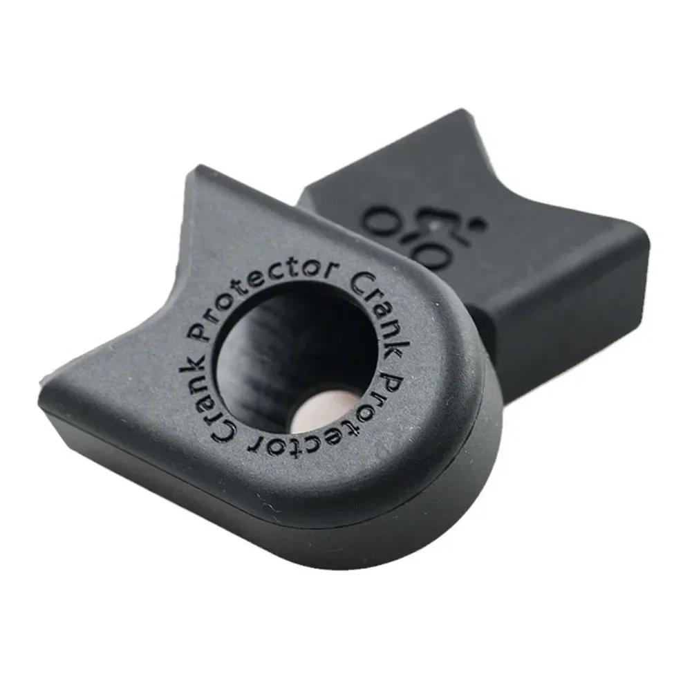 2/4 pièces Capuchons de protection en silicone pour manivelle de vélo, pour pédalier de VTT, accesso