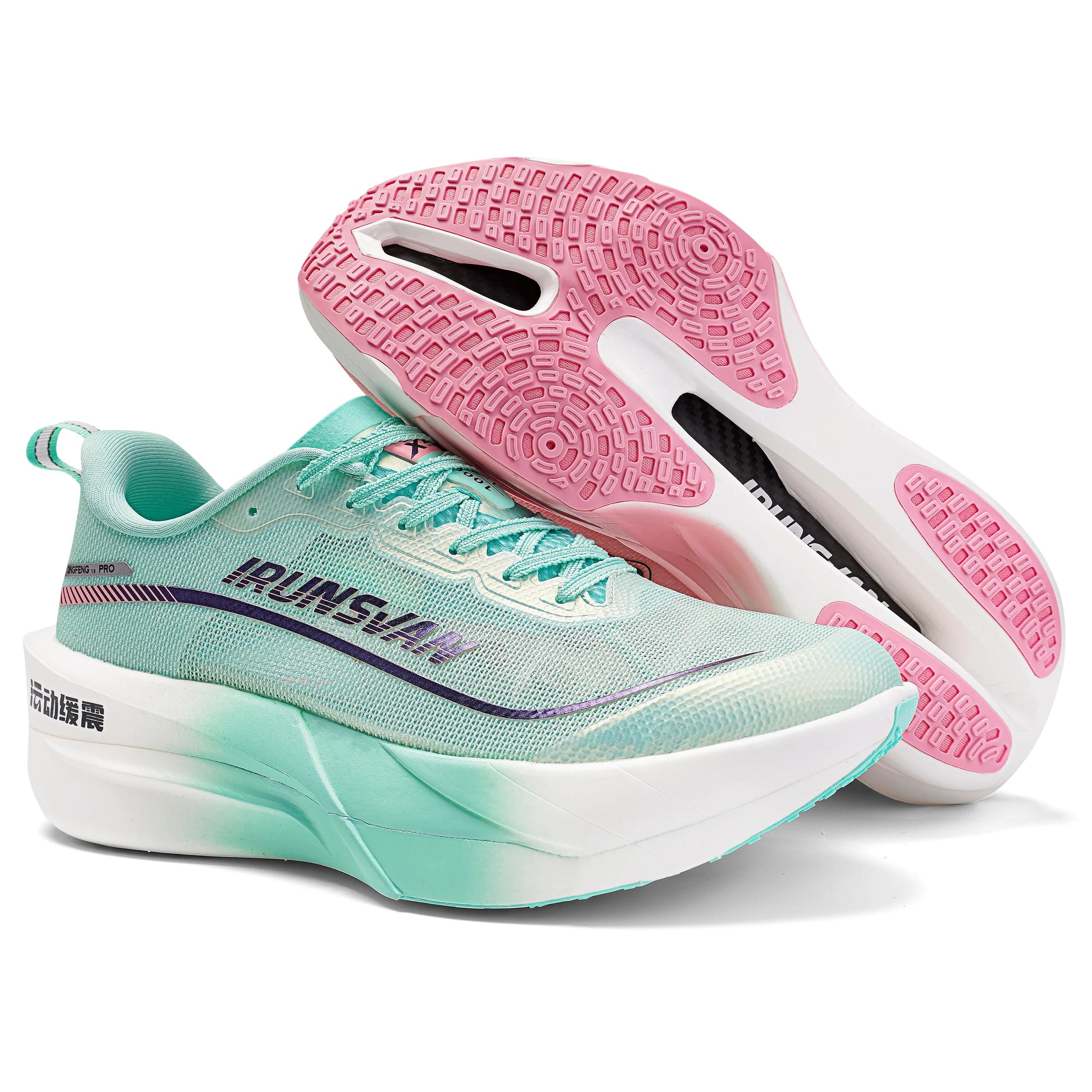 IRUNSVAN pleine Plam carbone plaque Trail chaussures de course hommes 2026 haute qualité chaussures