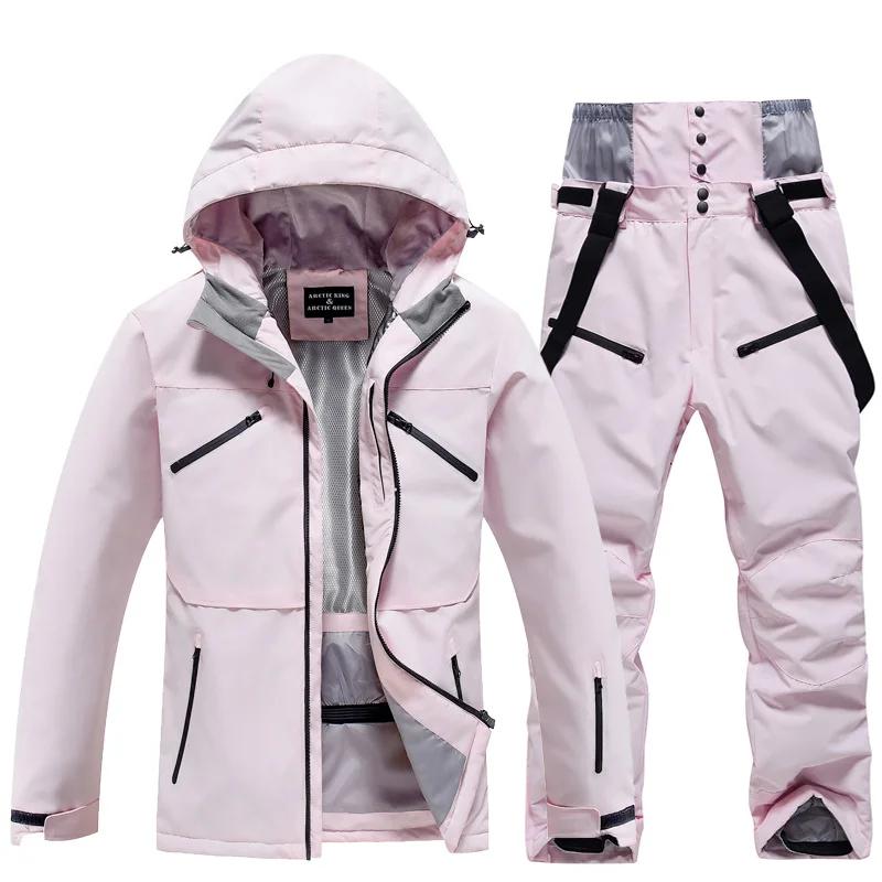Combinaison de Ski pour hommes et femmes, nouvelle mode d'hiver, coupe-vent, imperméable, veste et p