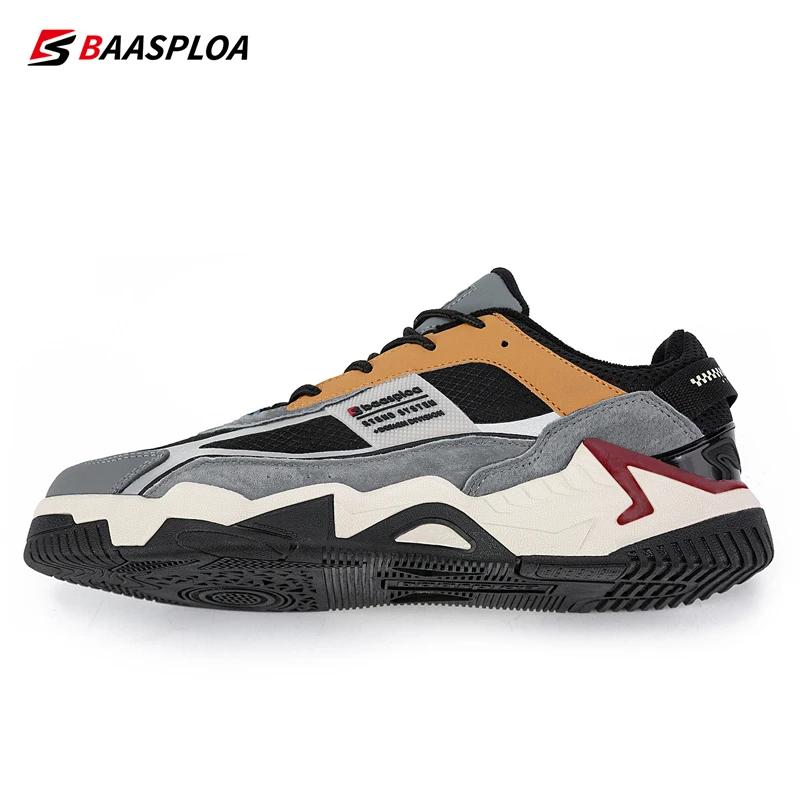 Baasploa-Chaussures décontractées pour hommes, baskets de marche imperméables, chaussures de tennis