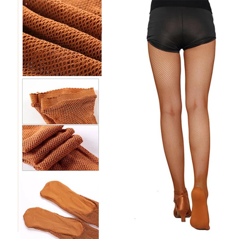 Collants professionnels en maille dure, chaussettes de danse latine, bas de compétition spéciale, se